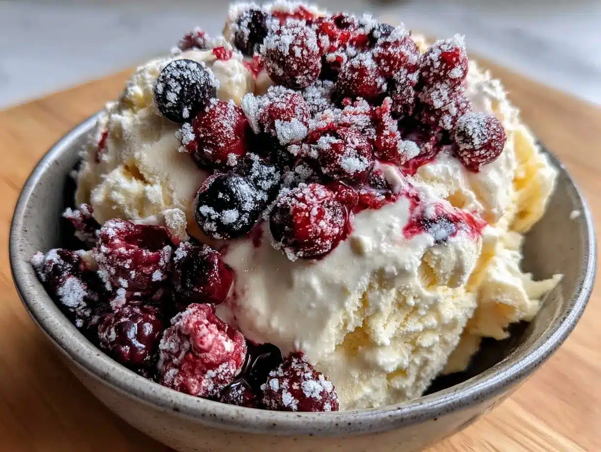 fresh cottage cheese ice cream preparation steps