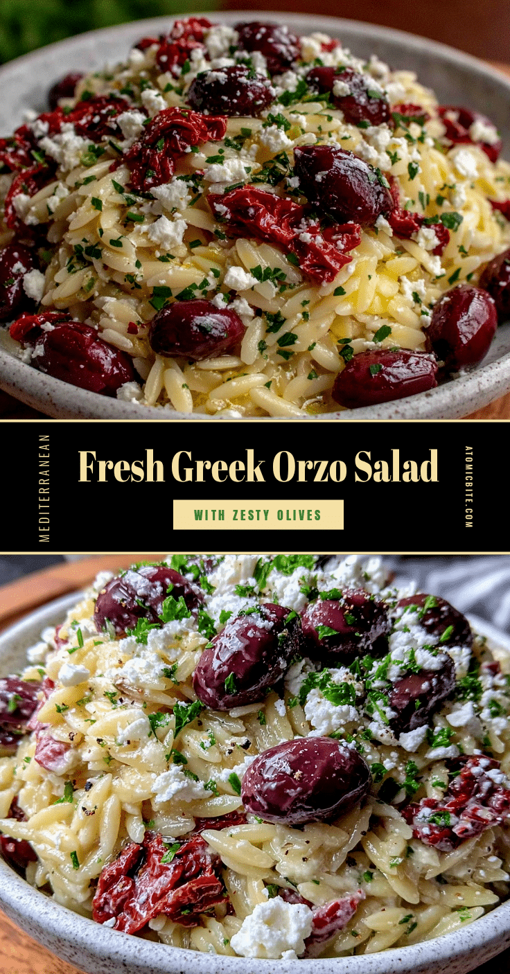 fresh greek orzo salad recipe