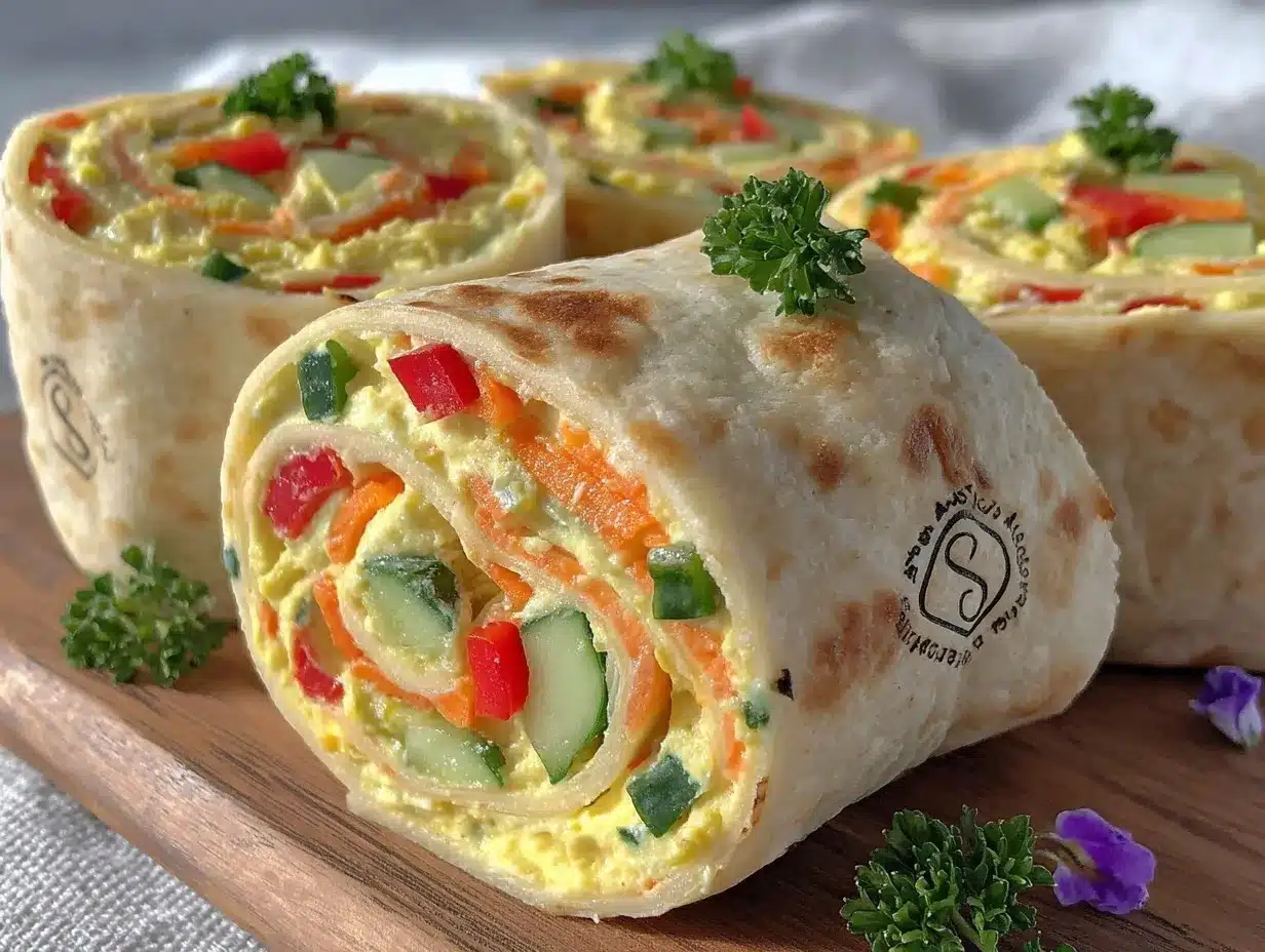 fresh healthy pinwheel roll-ups preparation steps