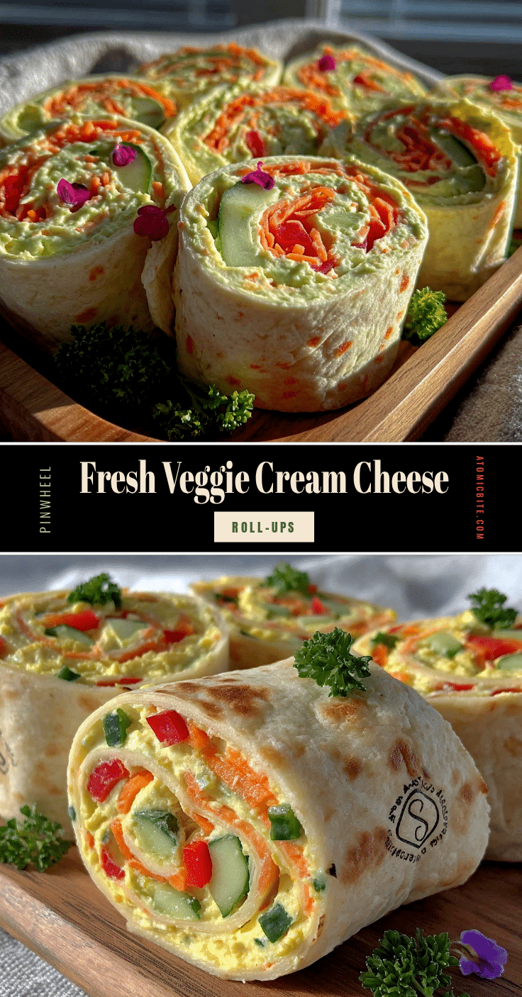 fresh healthy pinwheel roll-ups recipe