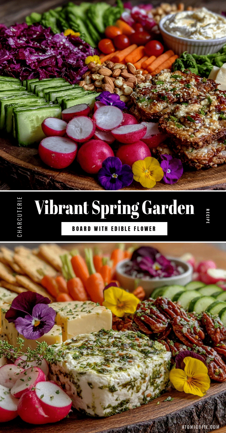 Fresh Spring Garden Charcuterie Board recipe