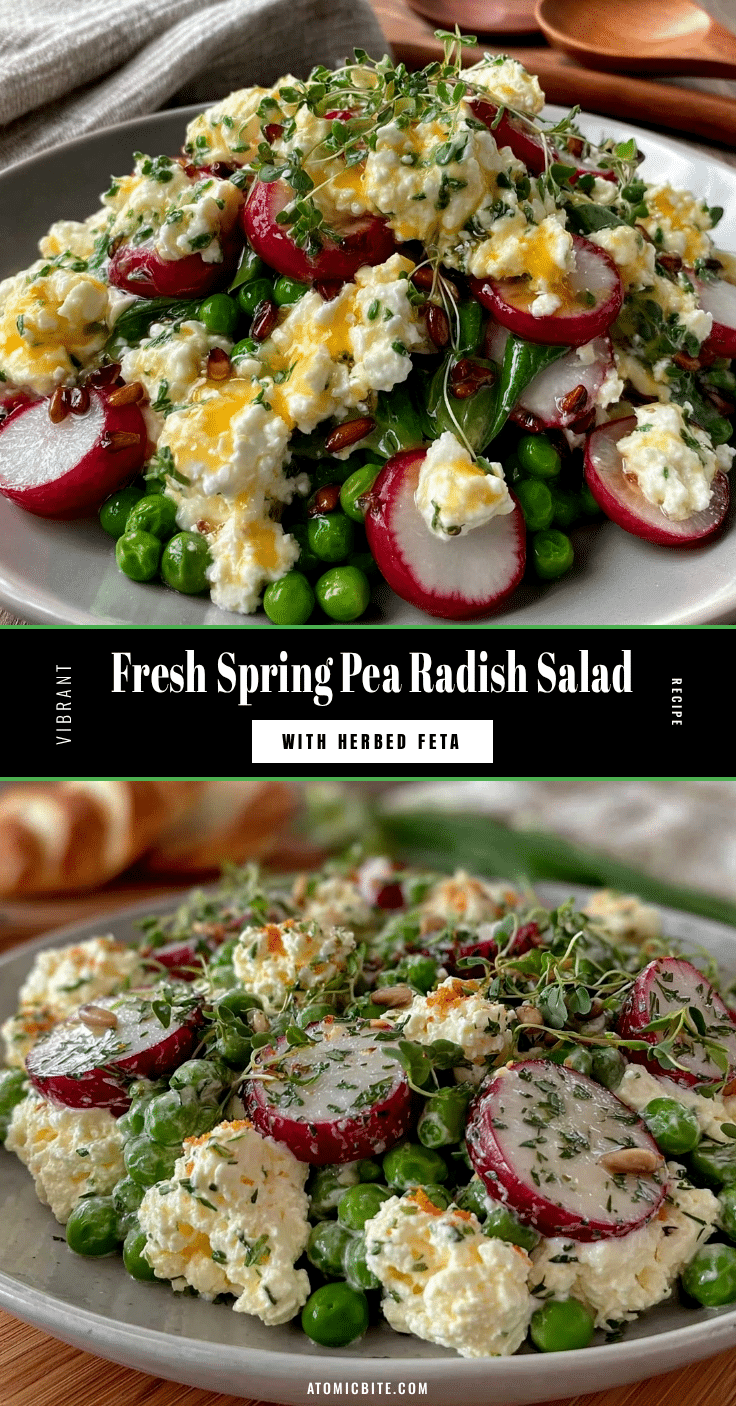 fresh spring pea and radish salad recipe