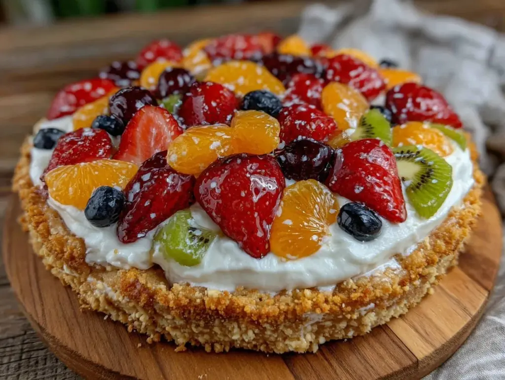 fruit pizza recipe - featured image