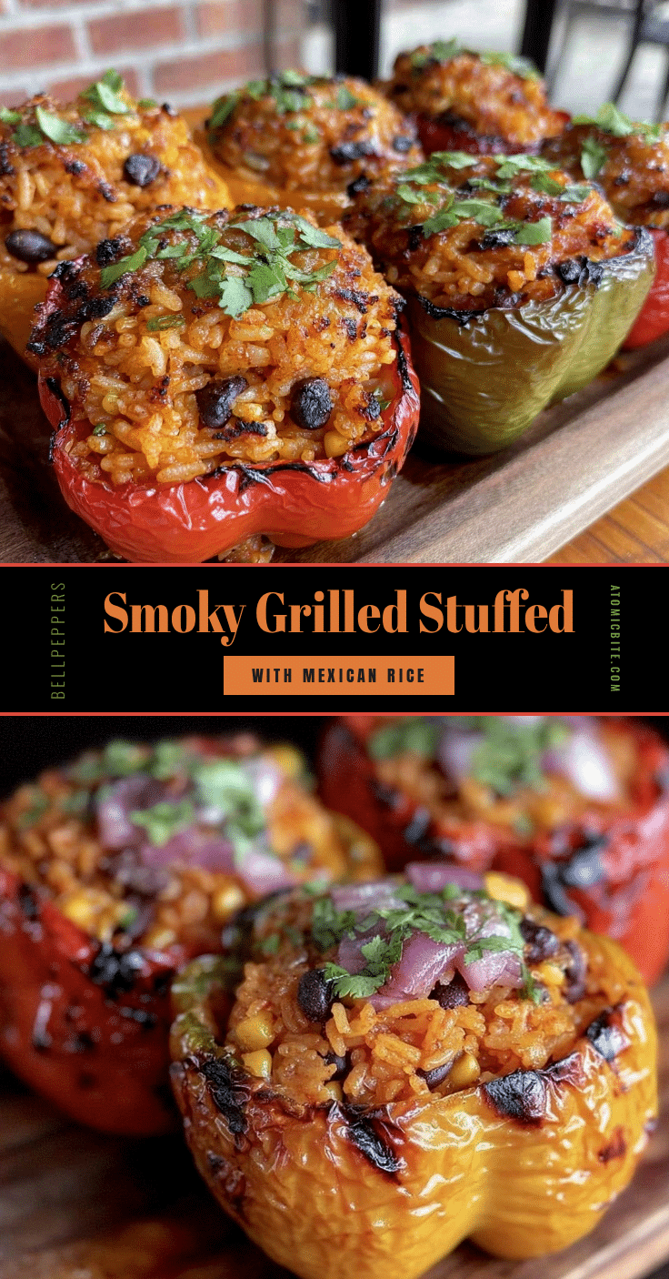 grilled stuffed bell peppers recipe