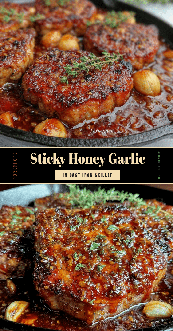 honey garlic pork chops recipe