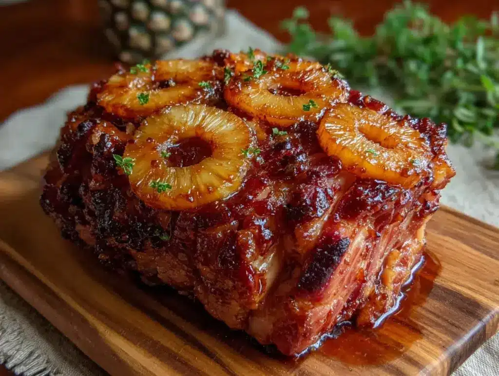 honey glazed ham recipe - featured image