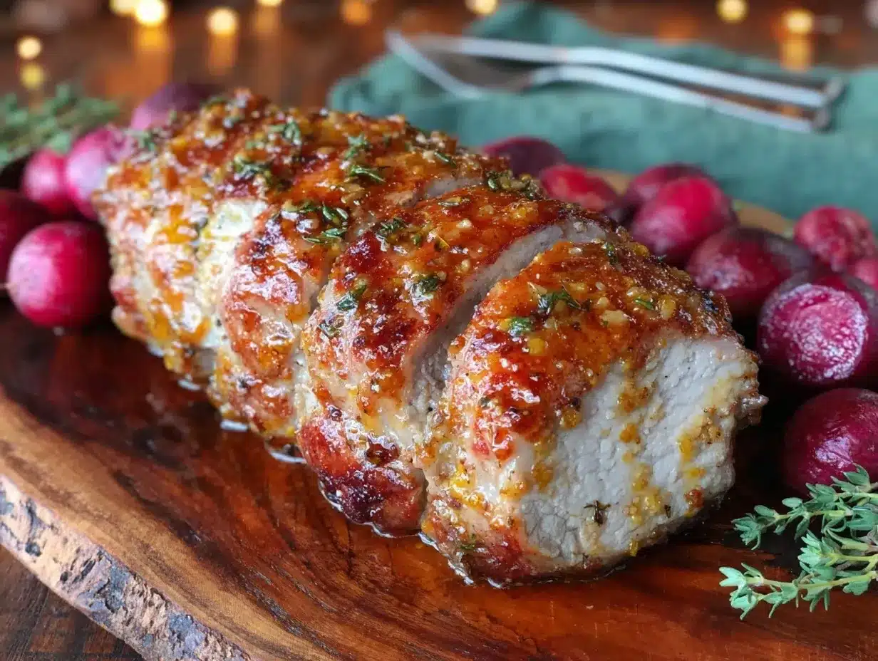 honey mustard glazed pork tenderloin preparation steps