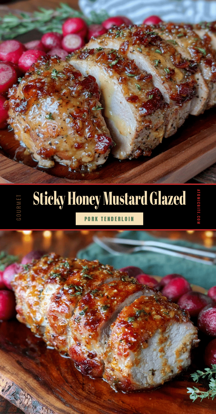 honey mustard glazed pork tenderloin recipe