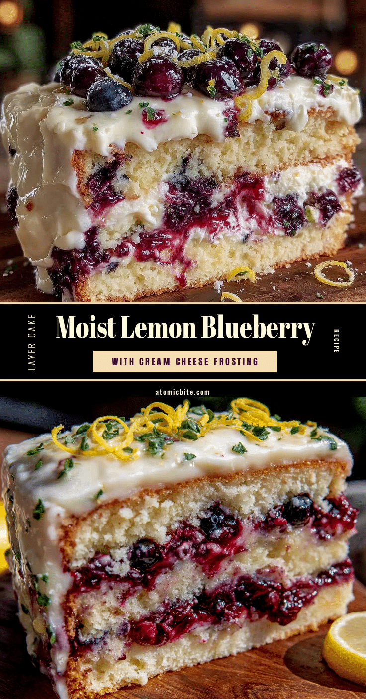 lemon blueberry layer cake recipe