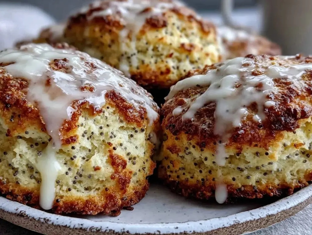 lemon poppy seed scones - featured image
