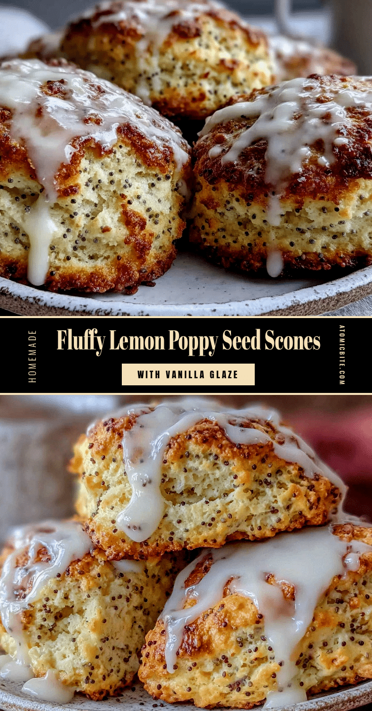 lemon poppy seed scones recipe