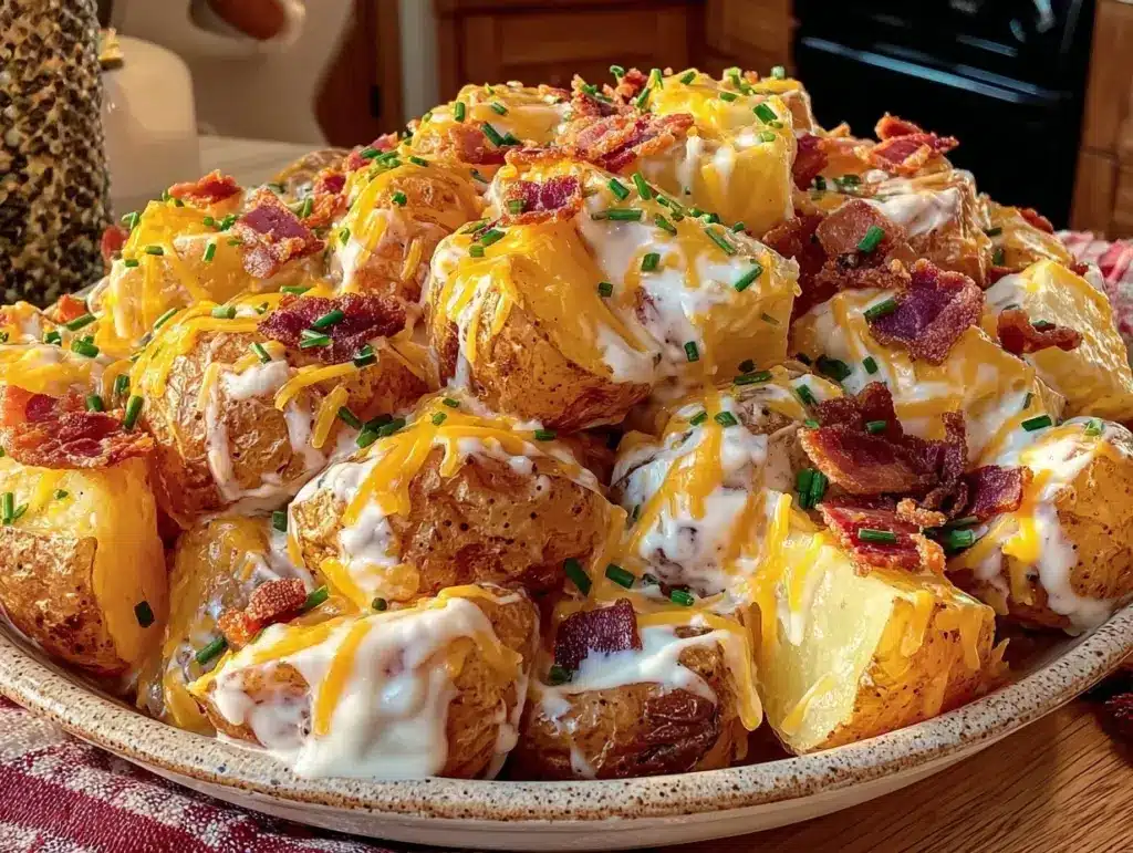 loaded baked potato salad - featured image