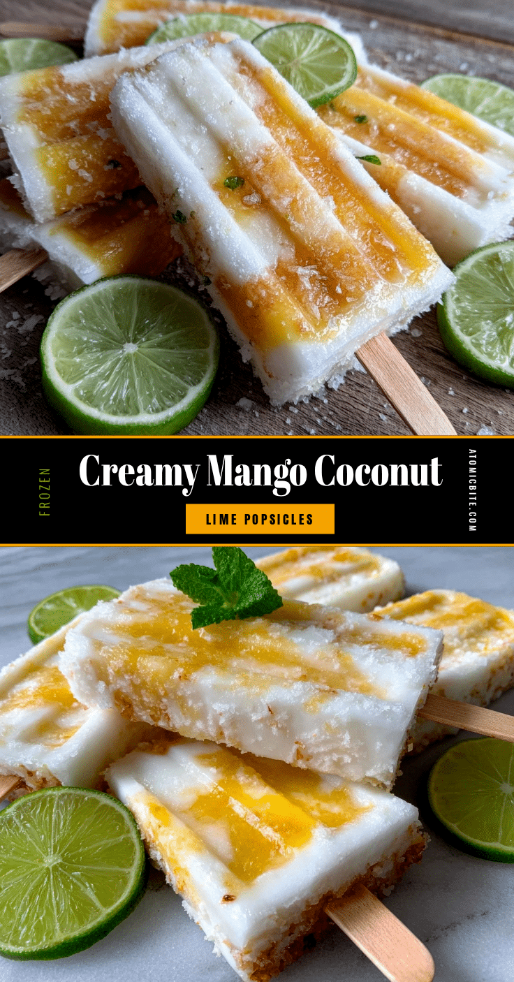 mango coconut popsicles recipe