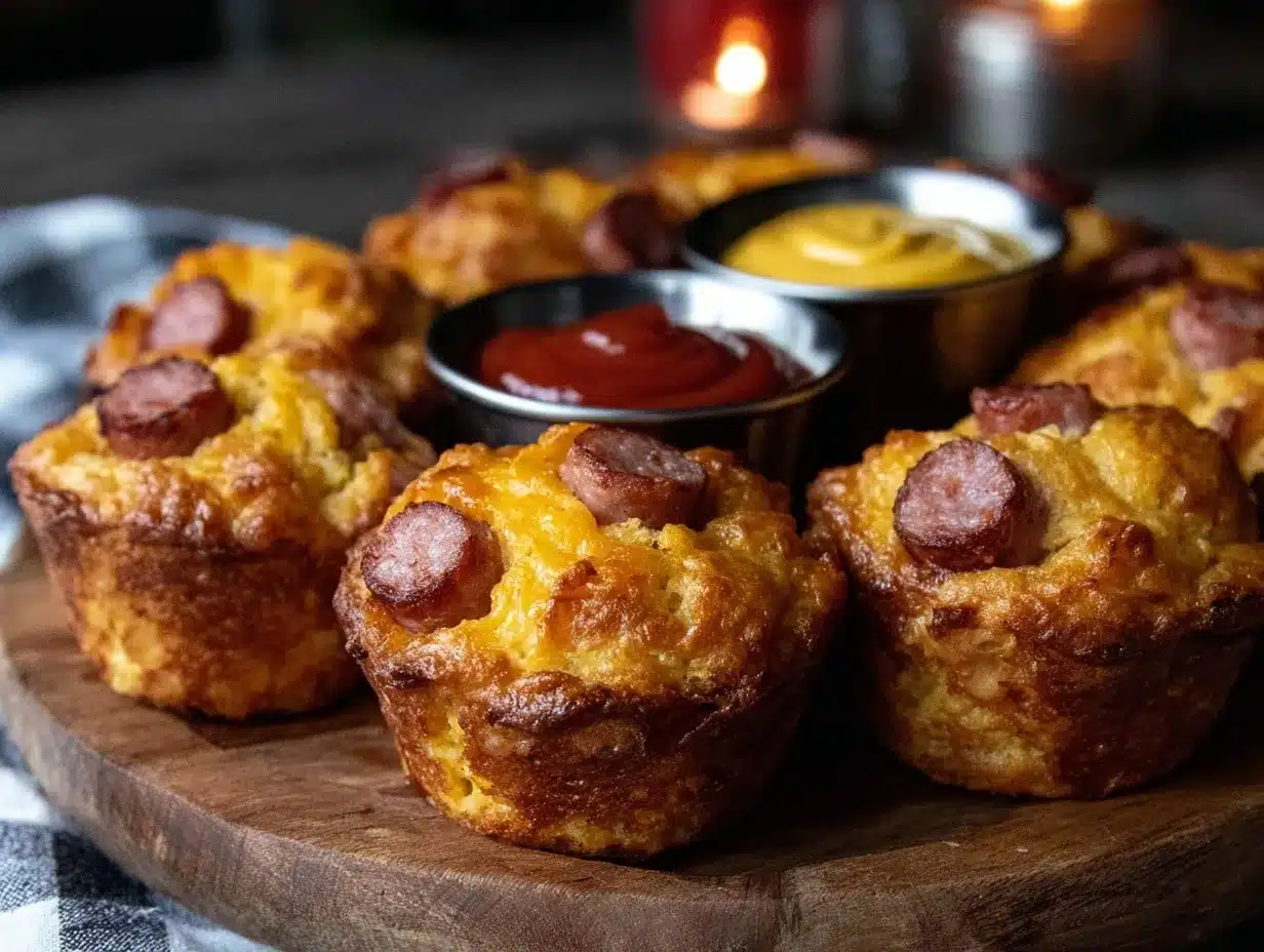 mini corn dog muffins preparation steps