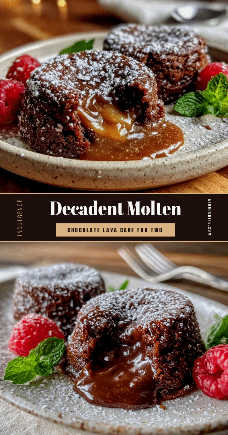 molten chocolate lava cake for two recipe
