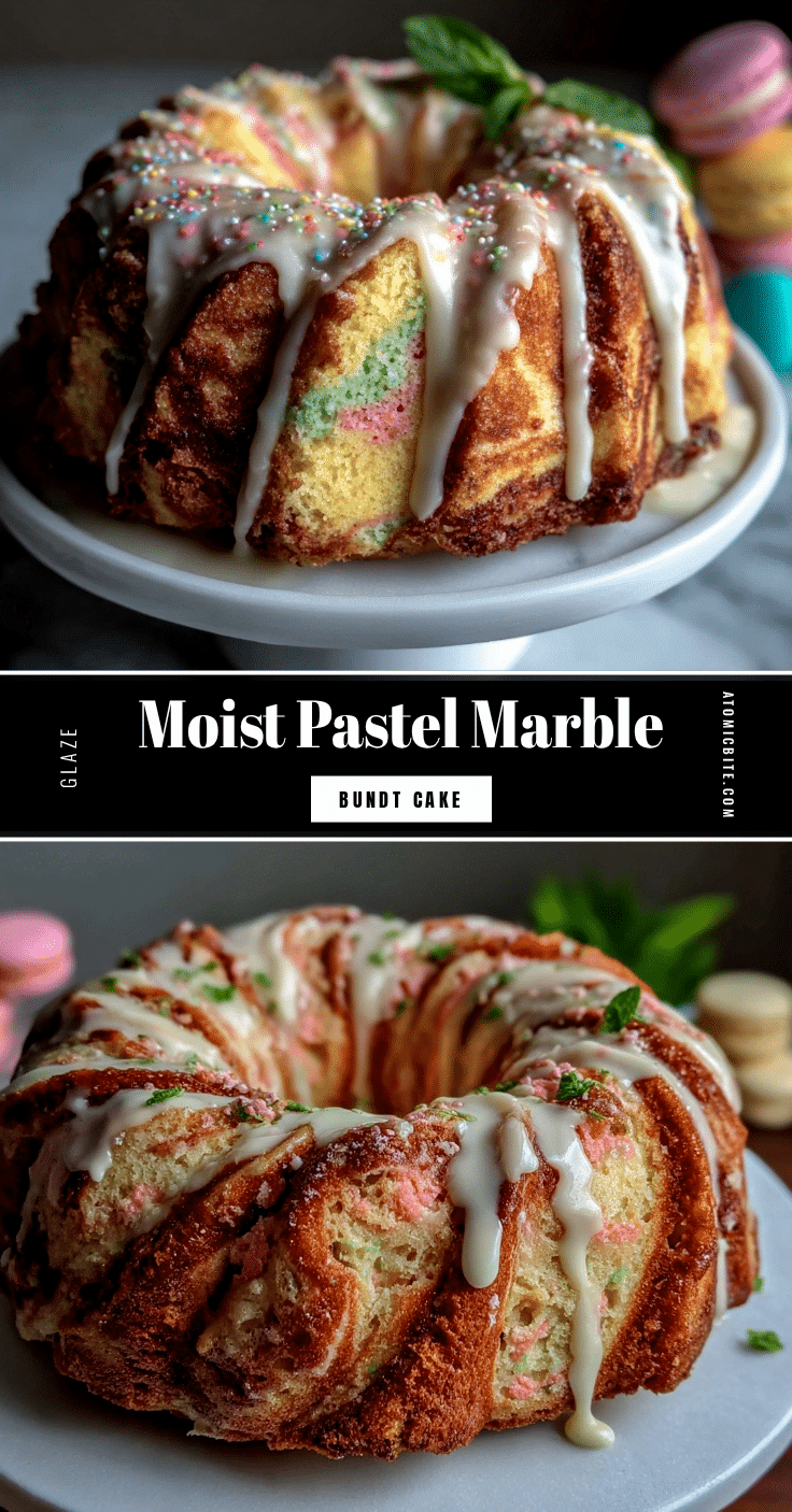 pastel marble bundt cake recipe