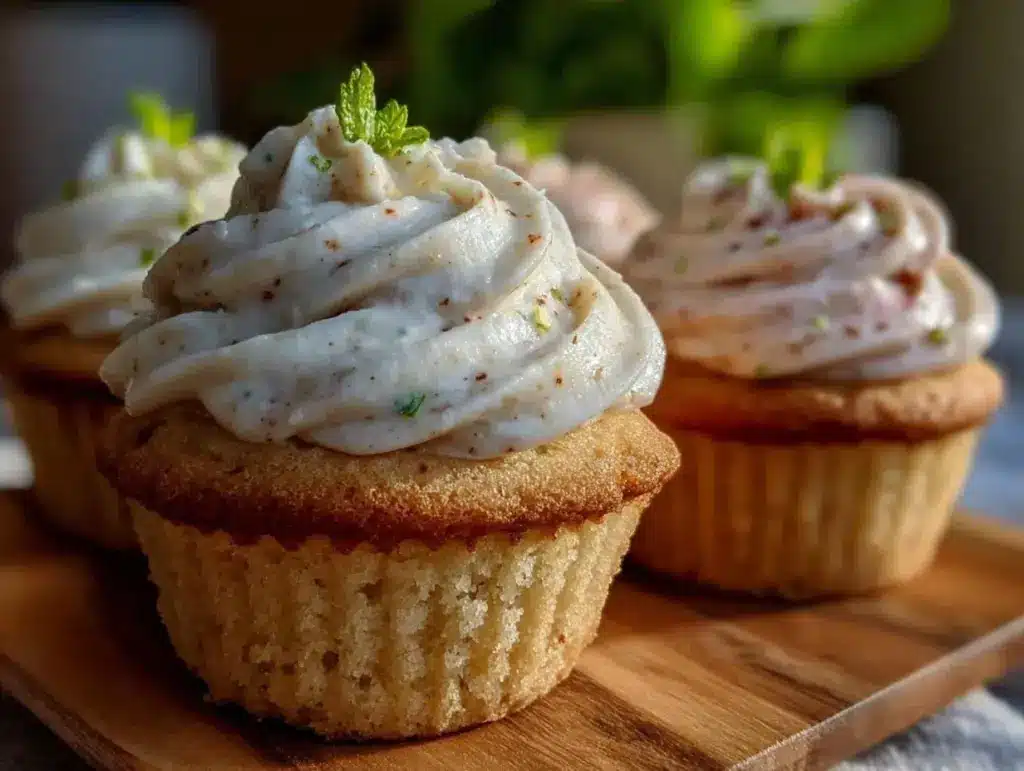 pastel swirl vanilla bean cupcakes - featured image