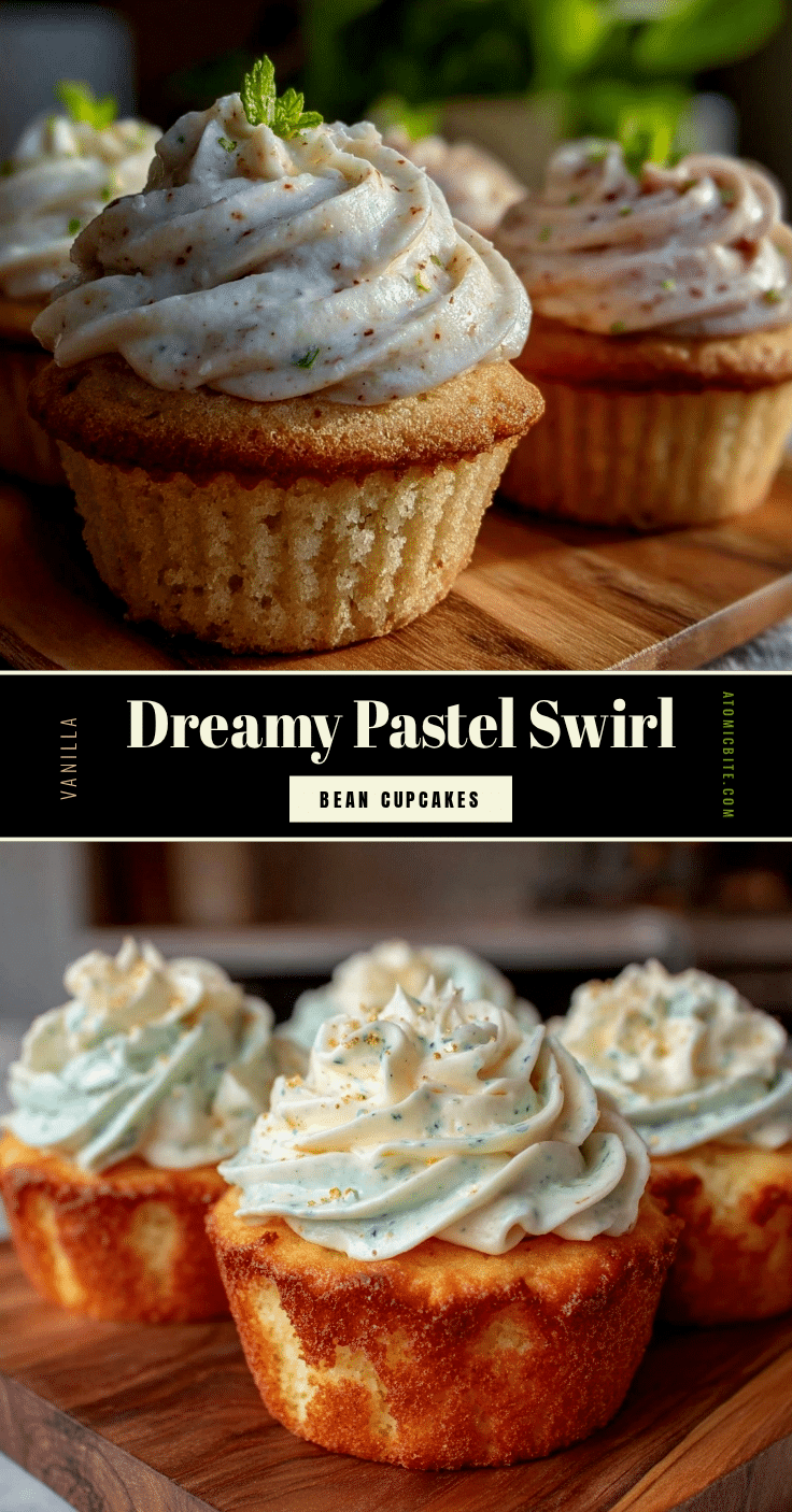 pastel swirl vanilla bean cupcakes recipe