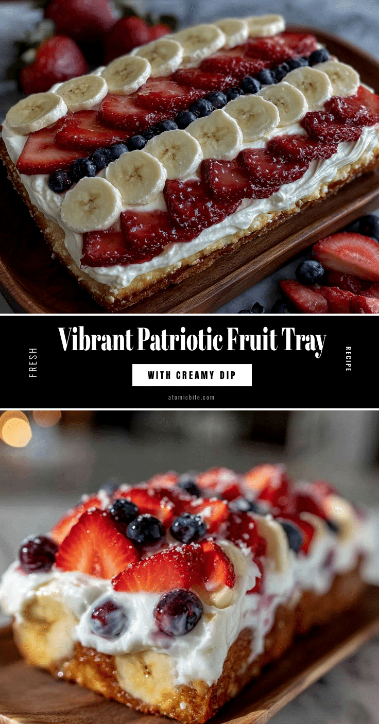 patriotic flag fruit tray recipe