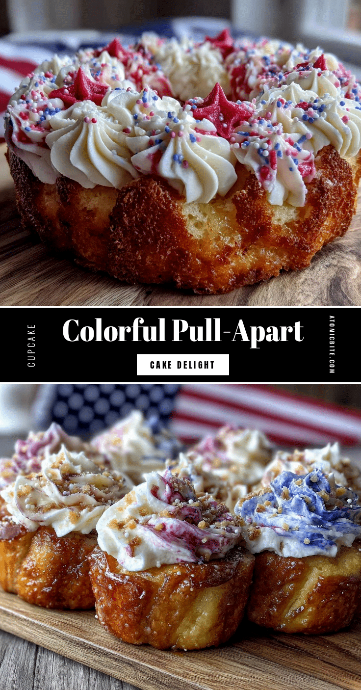 pull-apart cupcake cake recipe