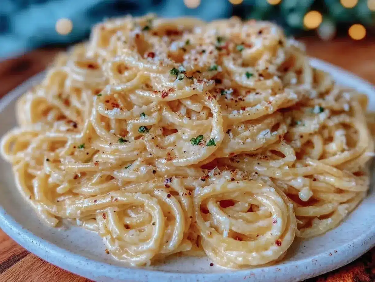 quick creamy cacio e pepe pasta preparation steps