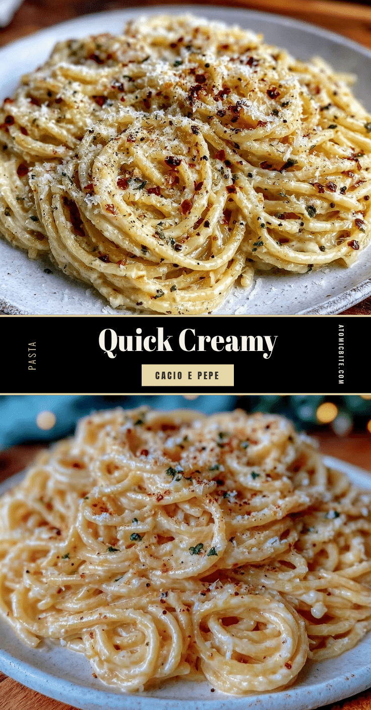 quick creamy cacio e pepe pasta recipe