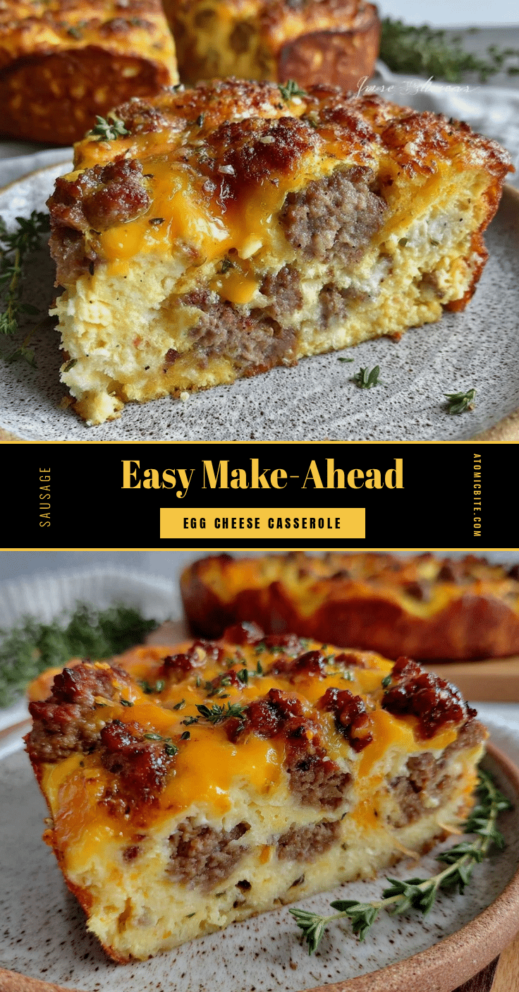 sausage egg and cheese breakfast casserole recipe