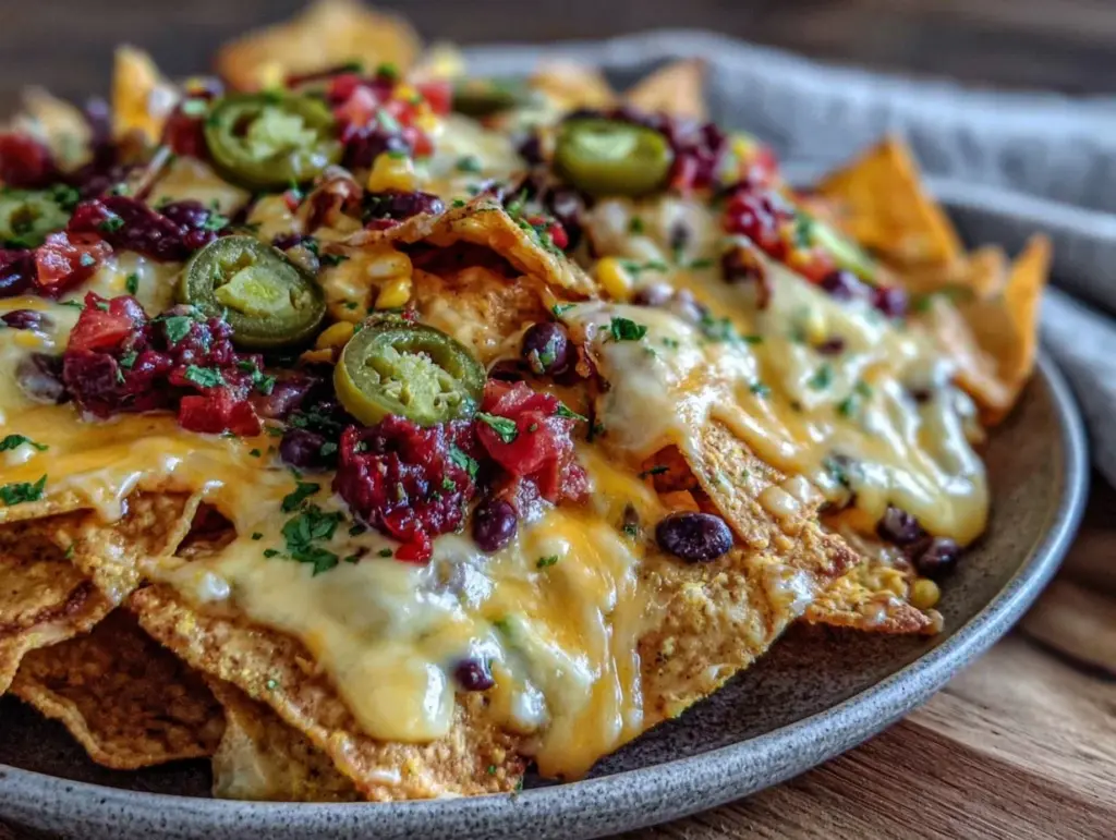 savory loaded nachos supreme - featured image