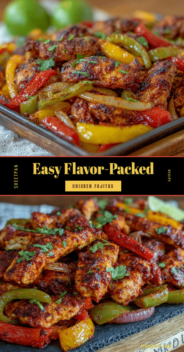 sheet pan chicken fajitas recipe