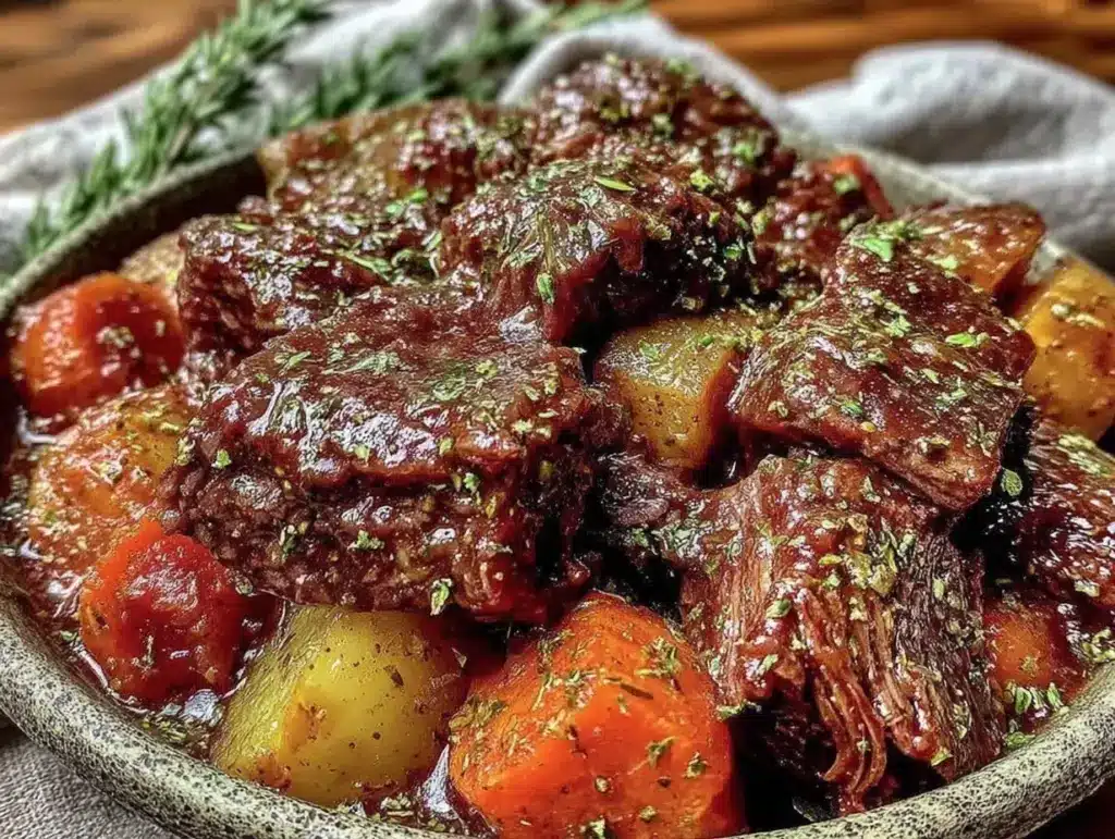 slow cooker beef stew - featured image