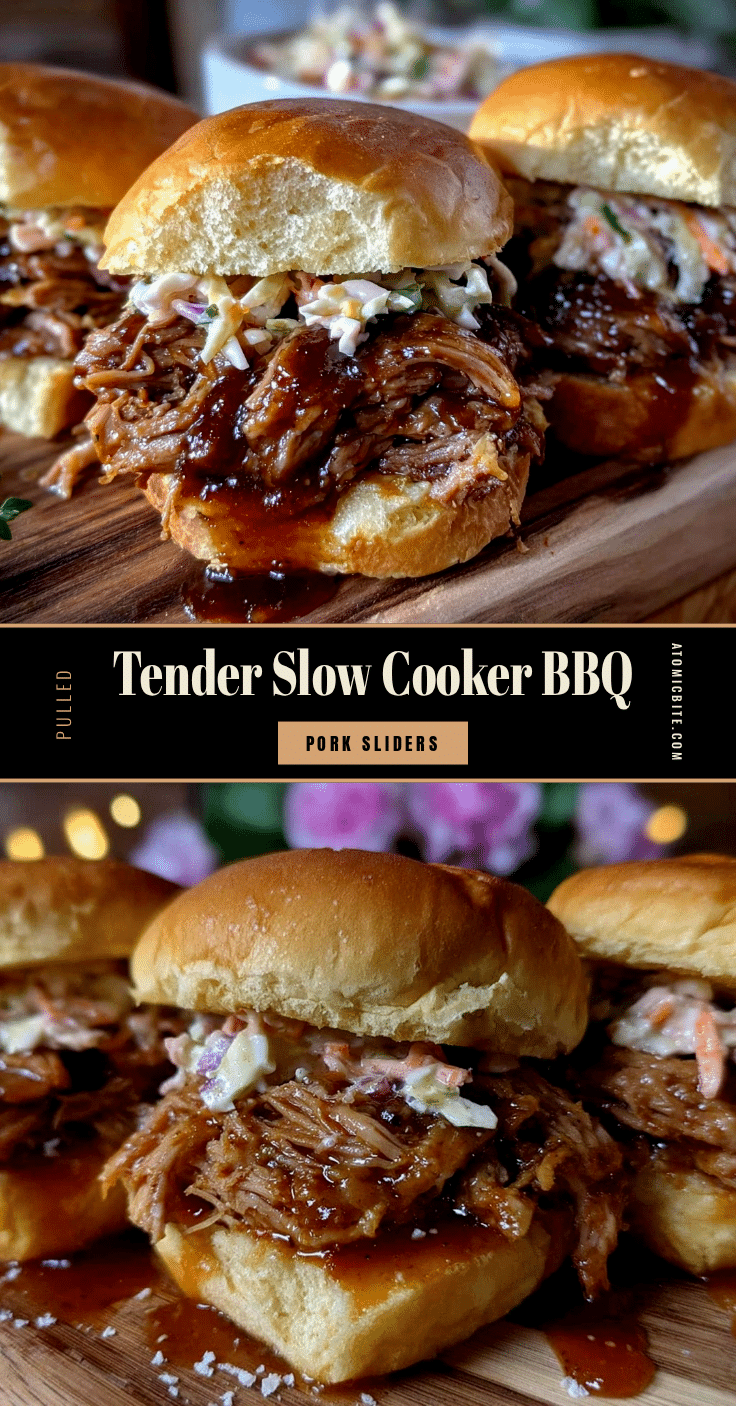 slow cooker pulled pork sliders recipe
