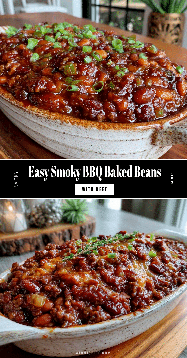 smoky bbq baked beans with beef recipe