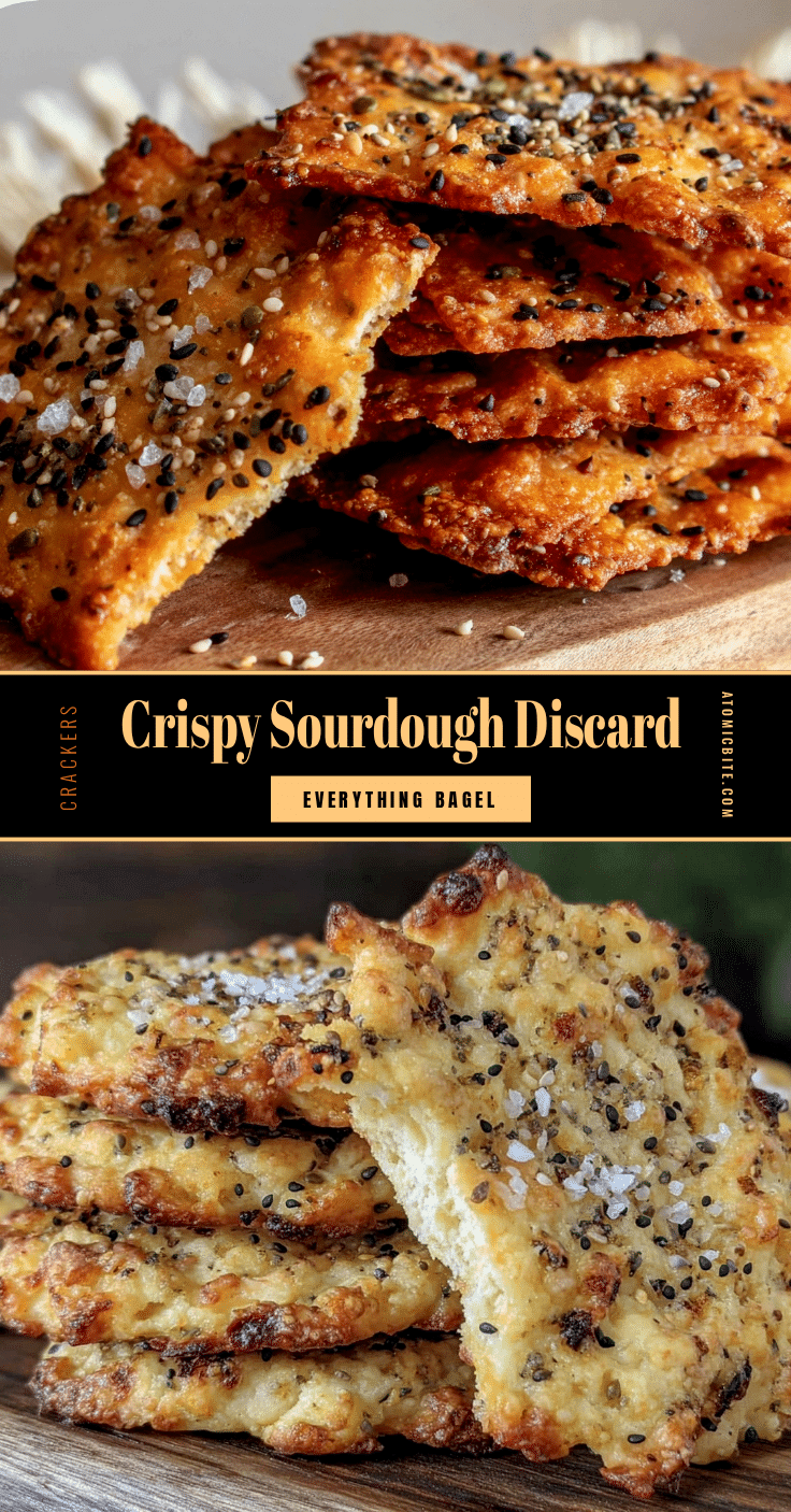 sourdough discard crackers recipe
