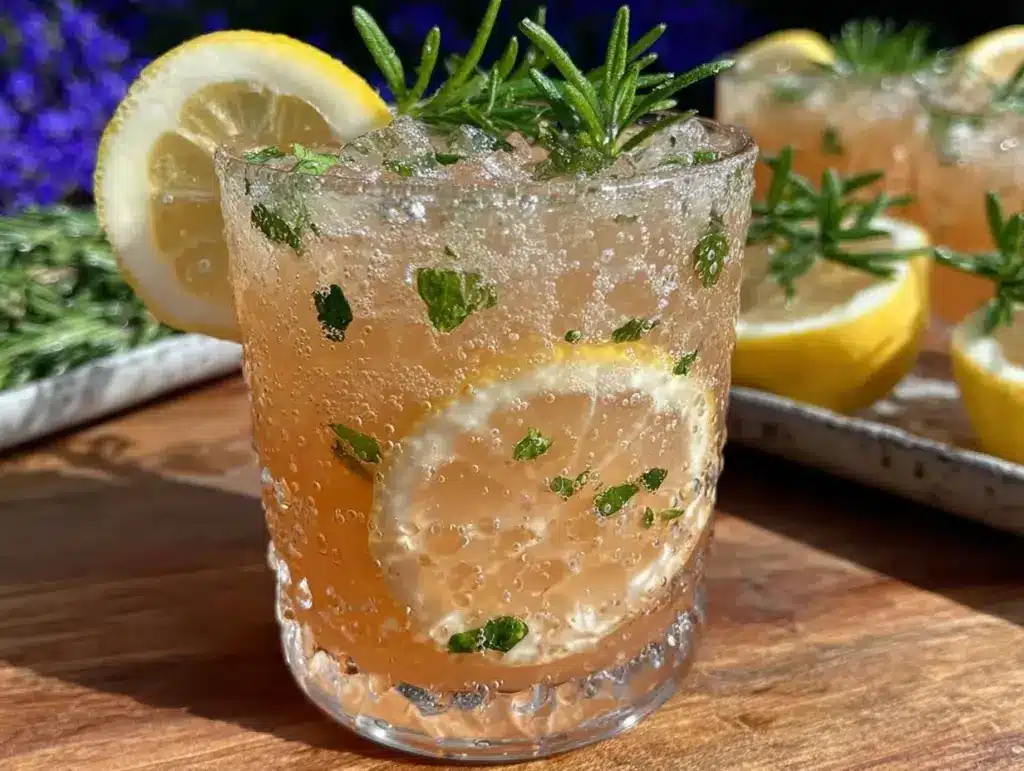 sparkling lavender lemonade - featured image