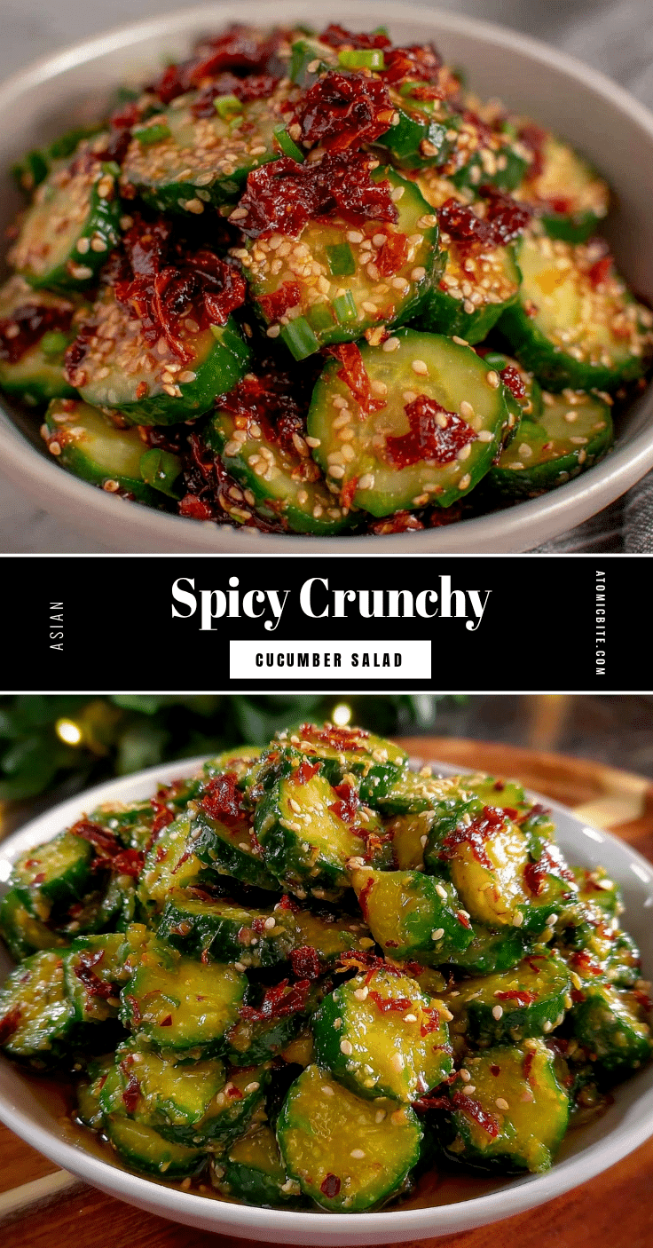 spicy Asian cucumber salad recipe