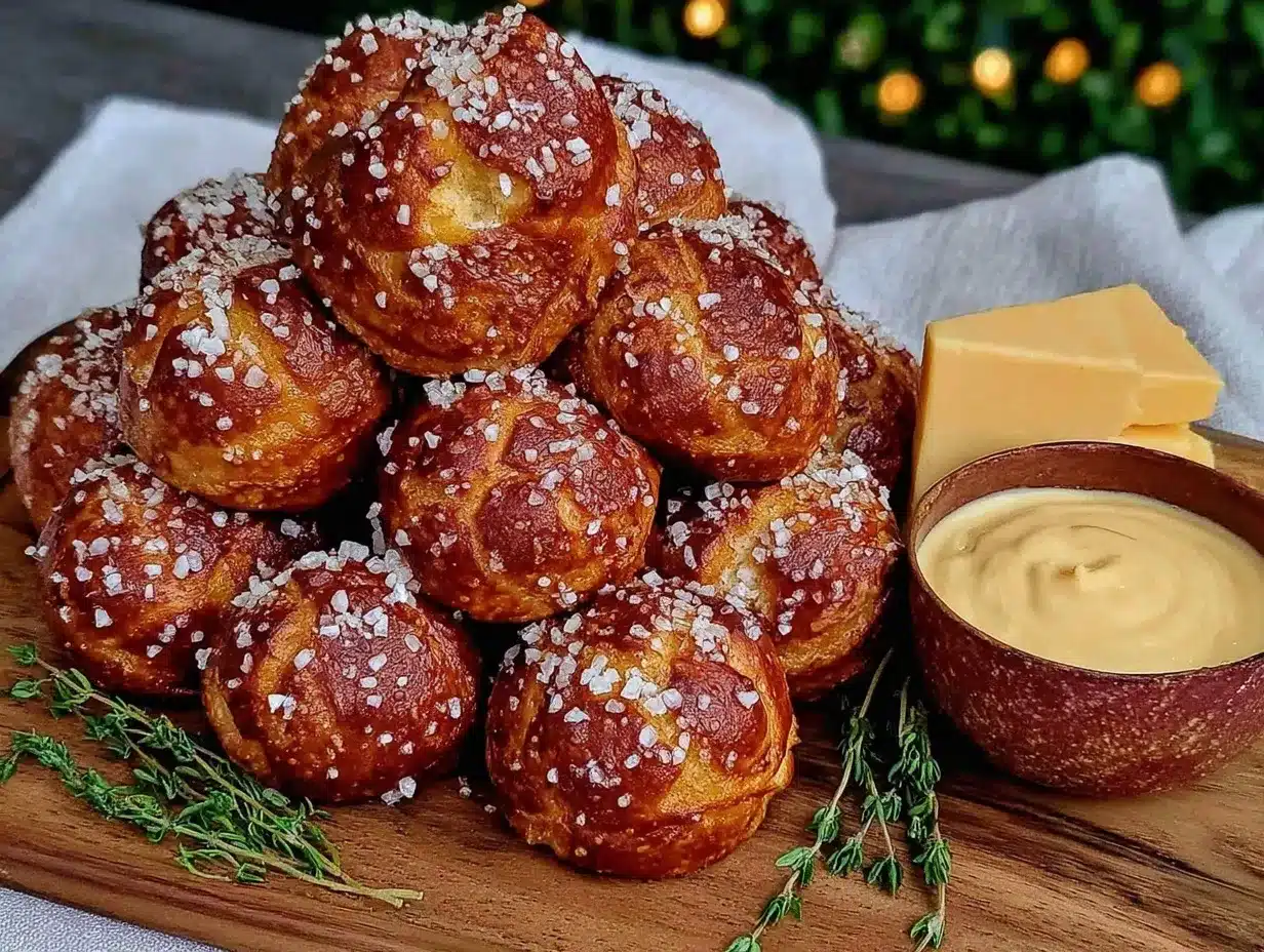 stadium-style soft pretzel bites preparation steps