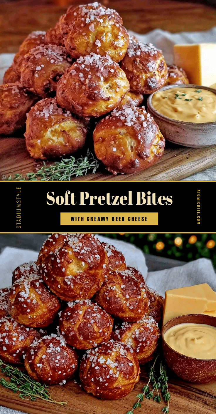 stadium-style soft pretzel bites recipe