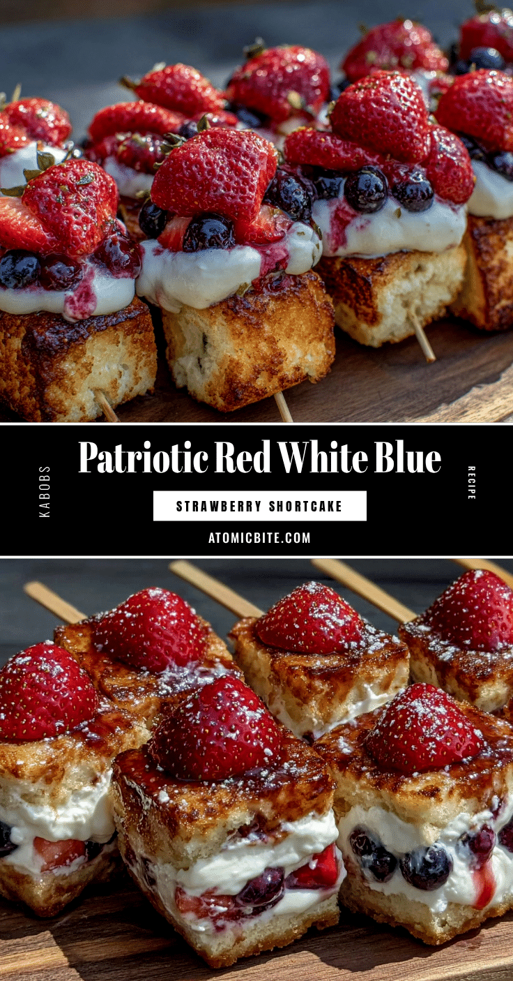 strawberry shortcake kabobs recipe