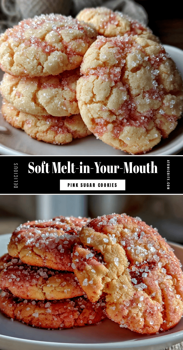tender crumbl cookie copycat pink sugar cookies recipe