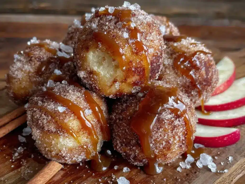 apple cider donut holes - featured image