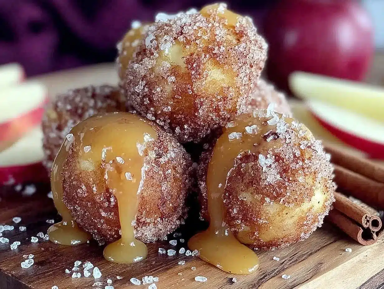 apple cider donut holes preparation steps