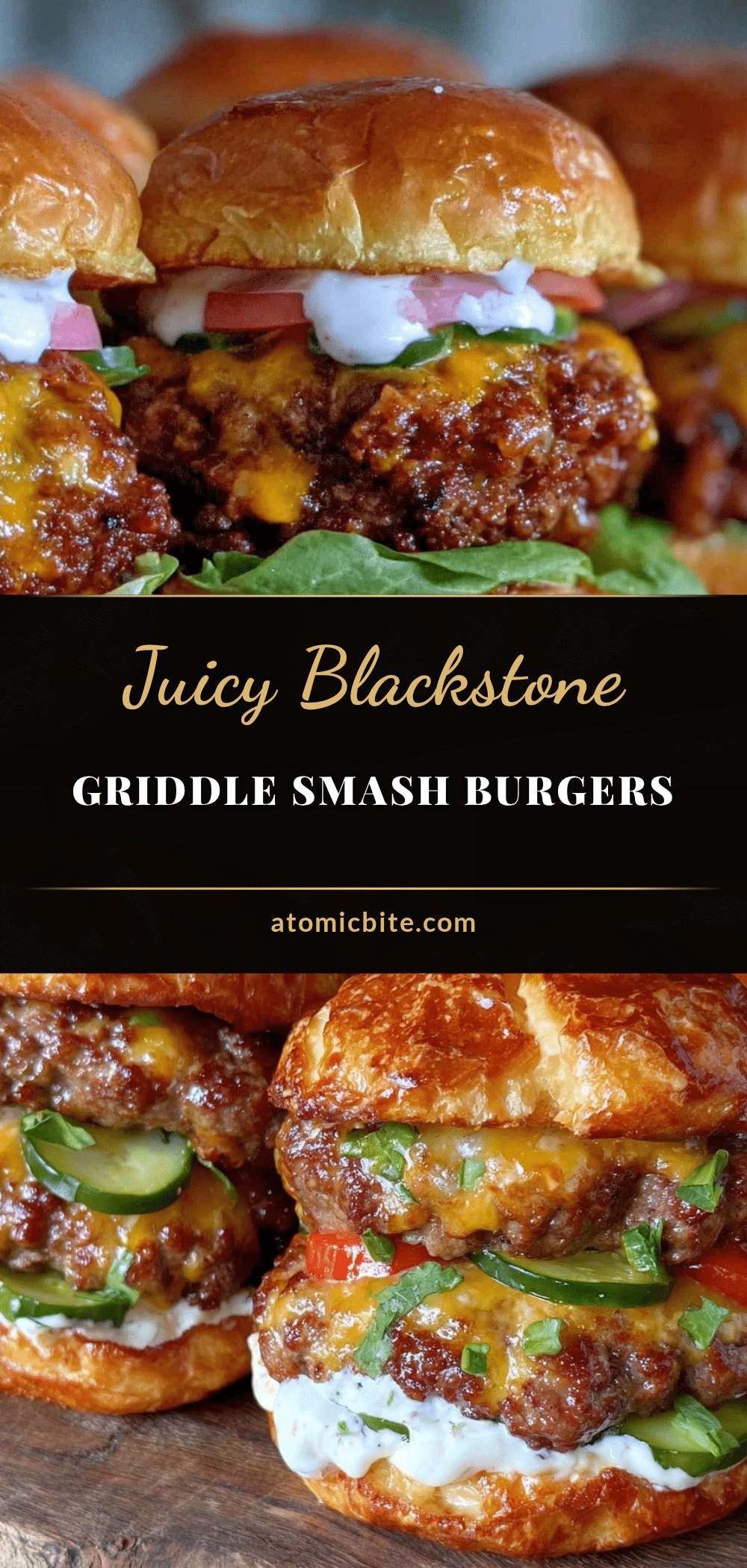 blackstone griddle smash burgers recipe