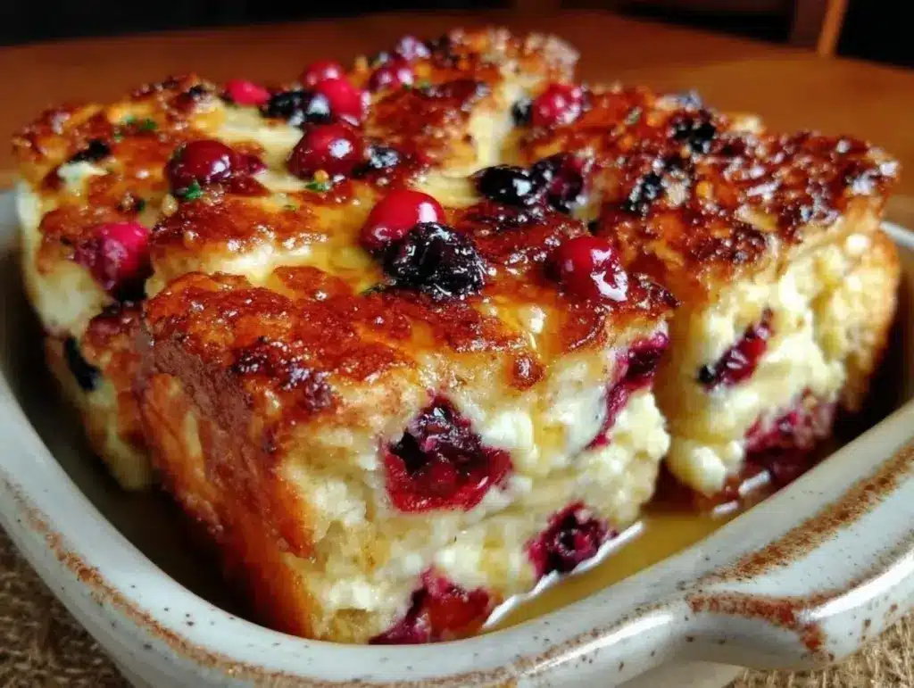 blueberry french toast bake - featured image