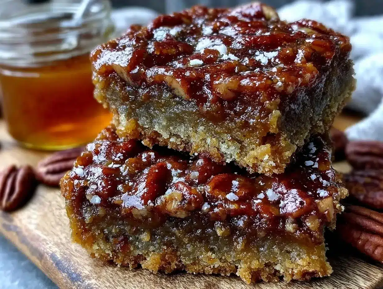 bourbon pecan pie bars preparation steps