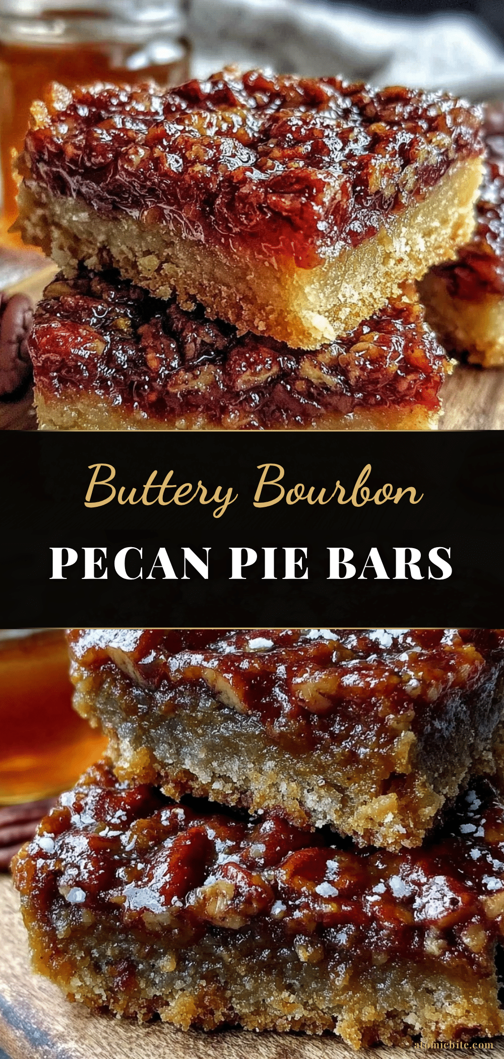 bourbon pecan pie bars recipe