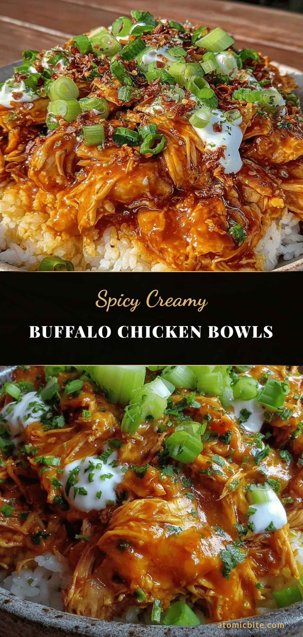 buffalo chicken bowls recipe