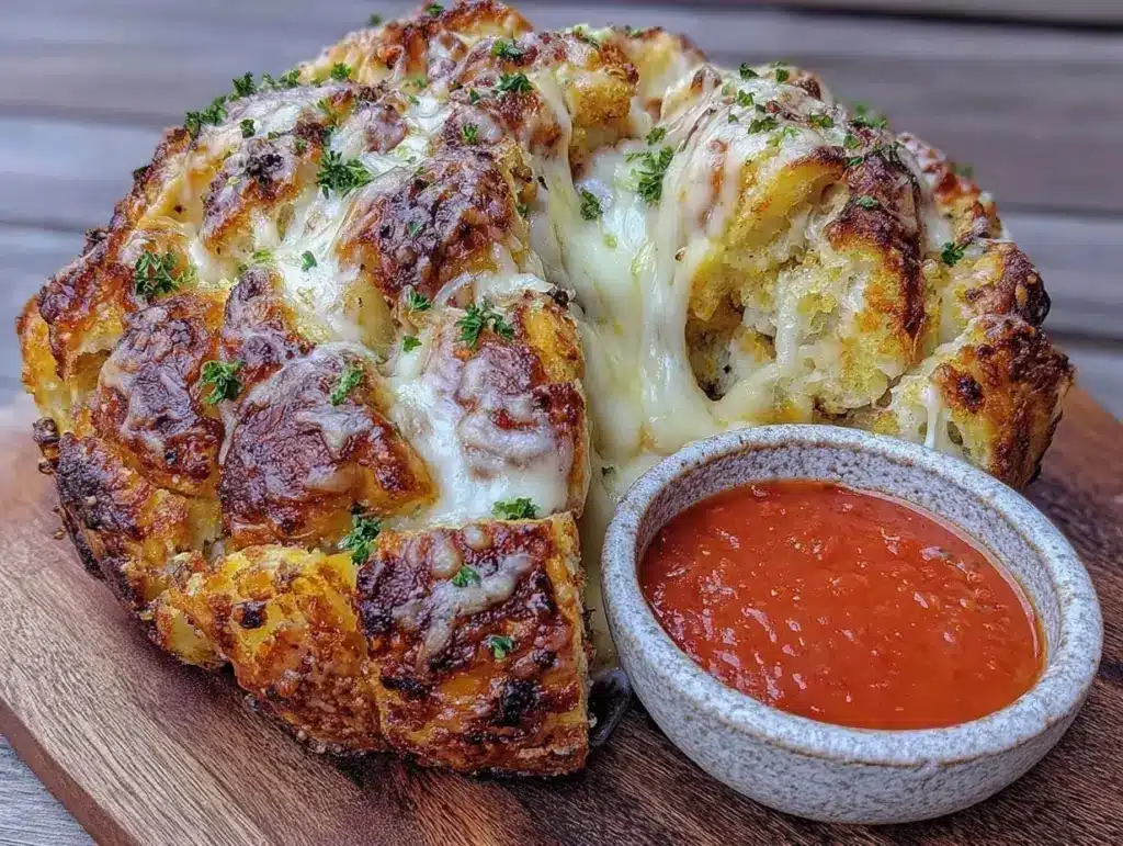 Cheesy Garlic Pull-Apart Bread - featured image