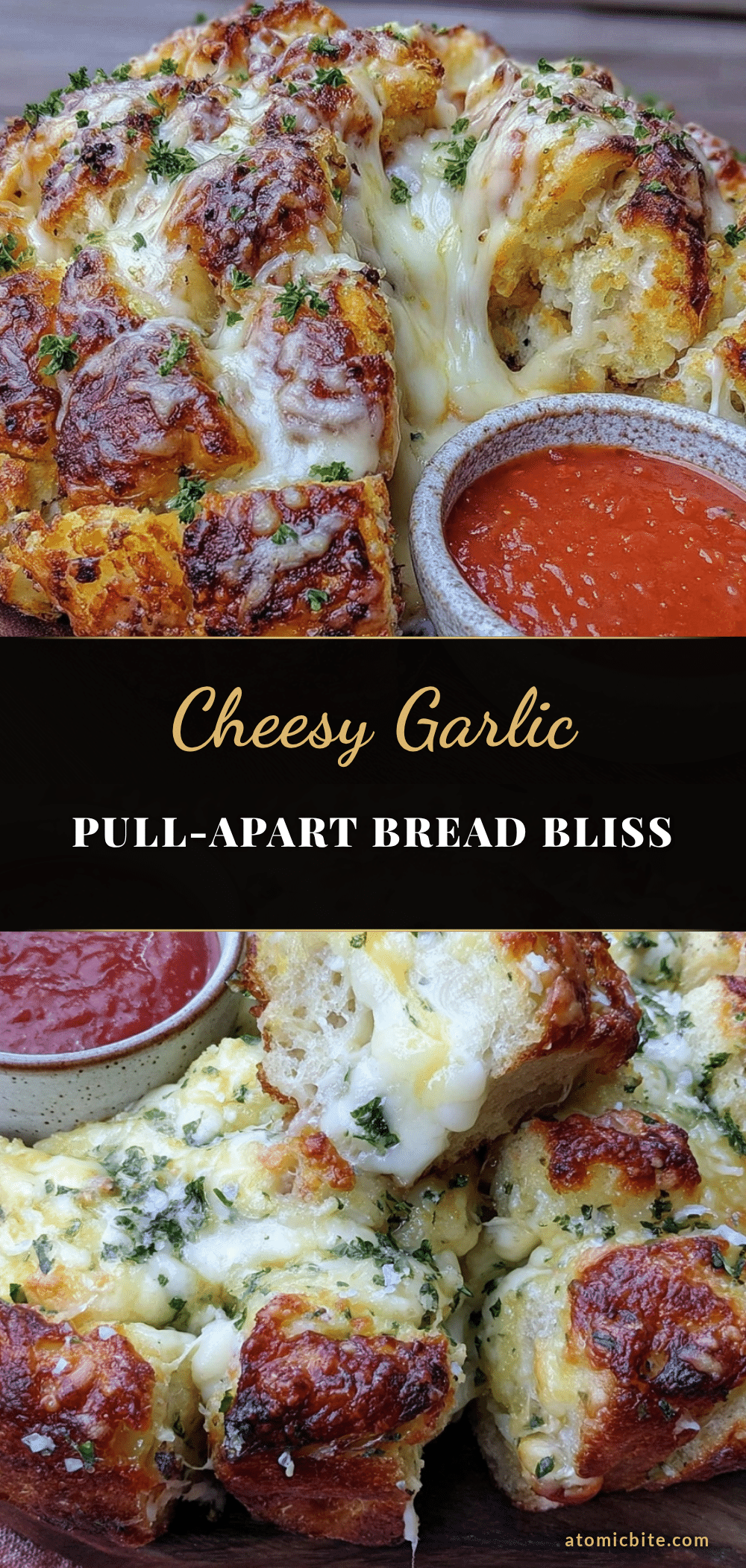 Cheesy Garlic Pull-Apart Bread recipe