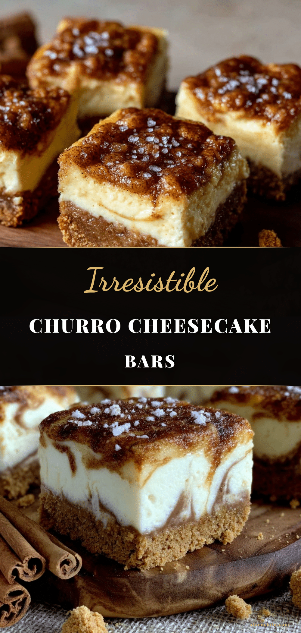 churro cheesecake bars recipe