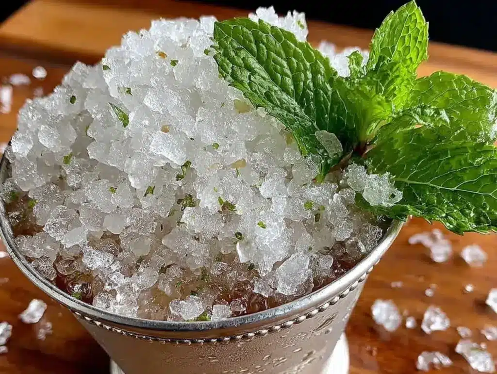 classic mint julep cocktail - featured image